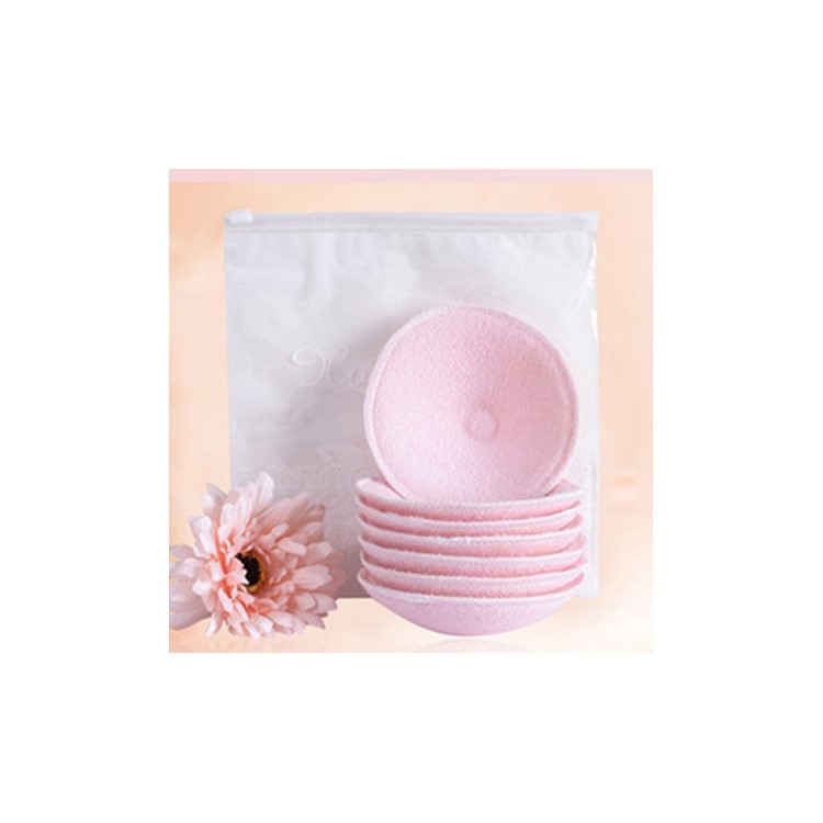 Anti-overflow Reusable Breast Pad Maternity Nursing Bra Washable Mammy Breast Pad - Pink-11