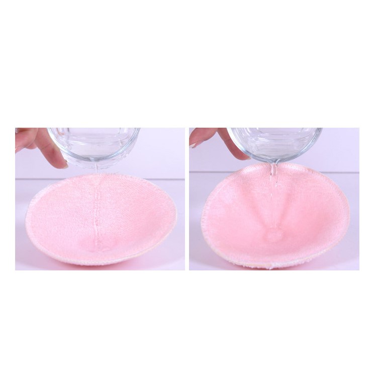 Anti-overflow Reusable Breast Pad Maternity Nursing Bra Washable Mammy Breast Pad - Pink-3