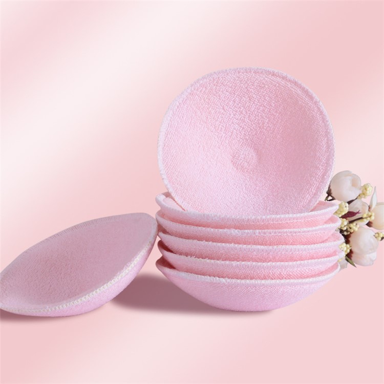 Anti-overflow Reusable Breast Pad Maternity Nursing Bra Washable Mammy Breast Pad - Pink-7