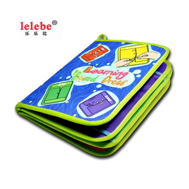 Baby English 3D Cloth Books Early Learning Life Skills Education Books Toy-1