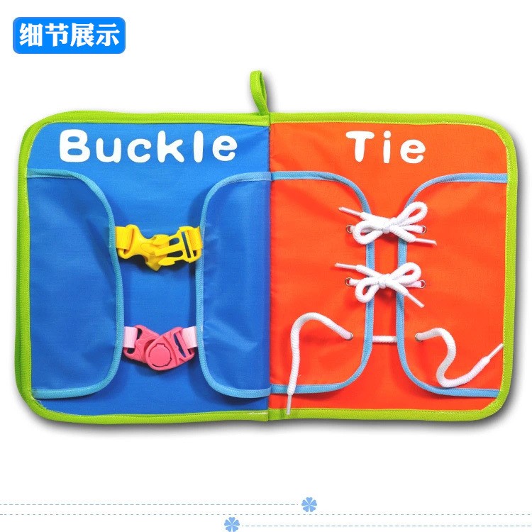 Baby English 3D Cloth Books Early Learning Life Skills Education Books Toy-11