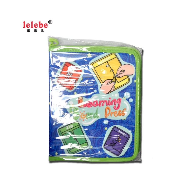 Baby English 3D Cloth Books Early Learning Life Skills Education Books Toy-17