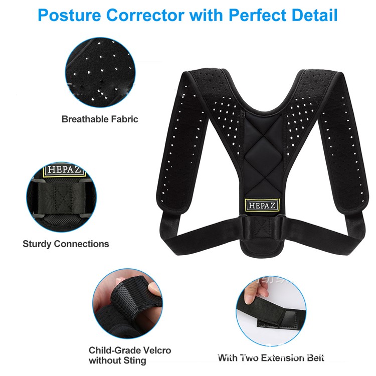 Back Spine Support Belt Humpback Shoulder Women Posture Correction Belt - M-2