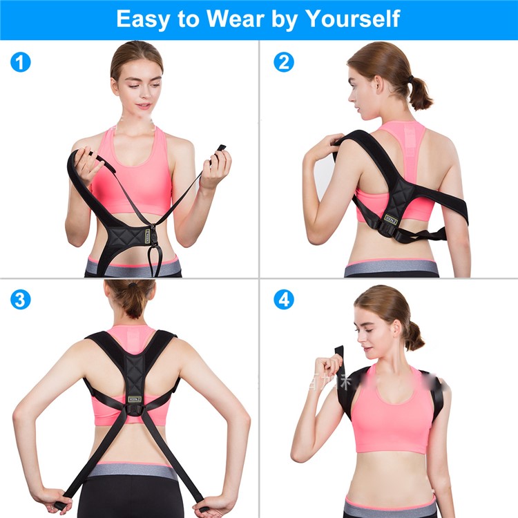 Back Spine Support Belt Humpback Shoulder Women Posture Correction Belt - M-3
