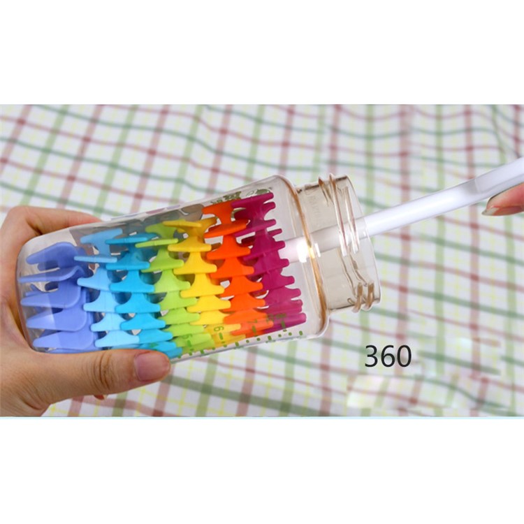 Babyflaschenbürste Silikonreinigungsbürste, Länge: 33cm-7