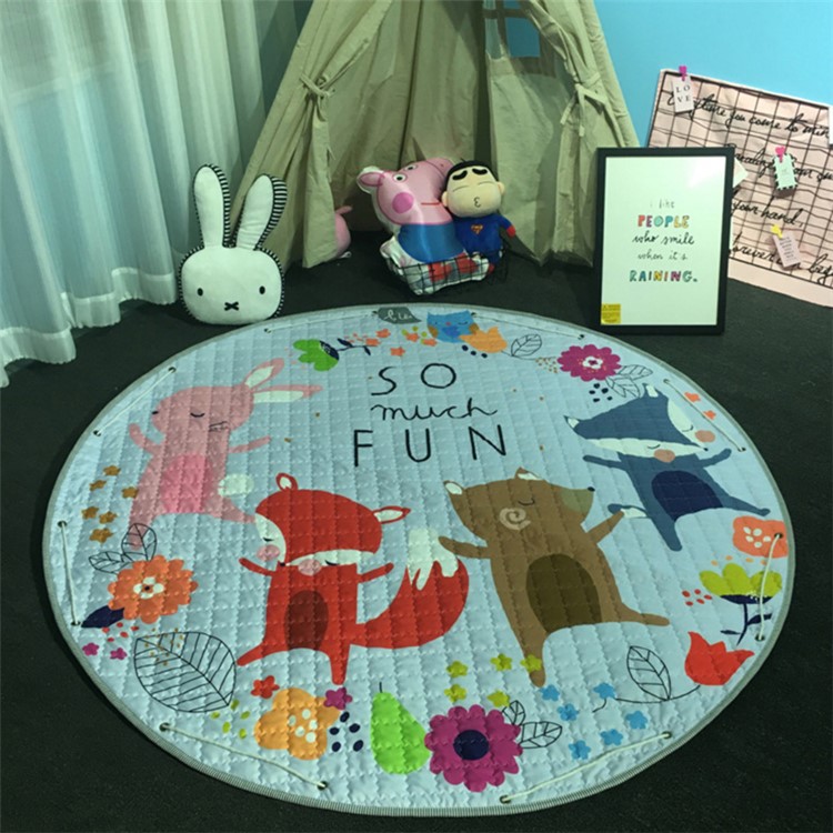 1.5 М Мультфильм Дети Круглый Пол Играть В Игрушки Игровые Коврики Детские Восхождение Гусеничный Коврик Для Хранения Сумка - Лиса И Друзья
1.5 М Мультфильм Дети Круглый Пол Играть В Игрушки Игровые Коврики Детские Восхождение Гусеничный Коврик Для Хранения Сумка - Лиса И Друзья