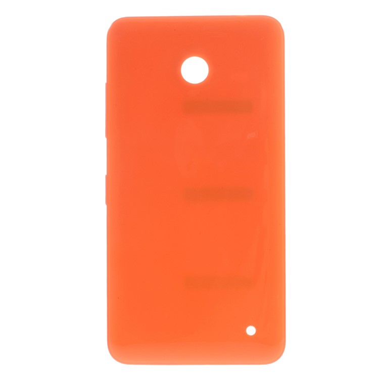 OEM Battery Housing Cover Replacement for Nokia Lumia 630 w/ Power & Volume Button - Orange-2