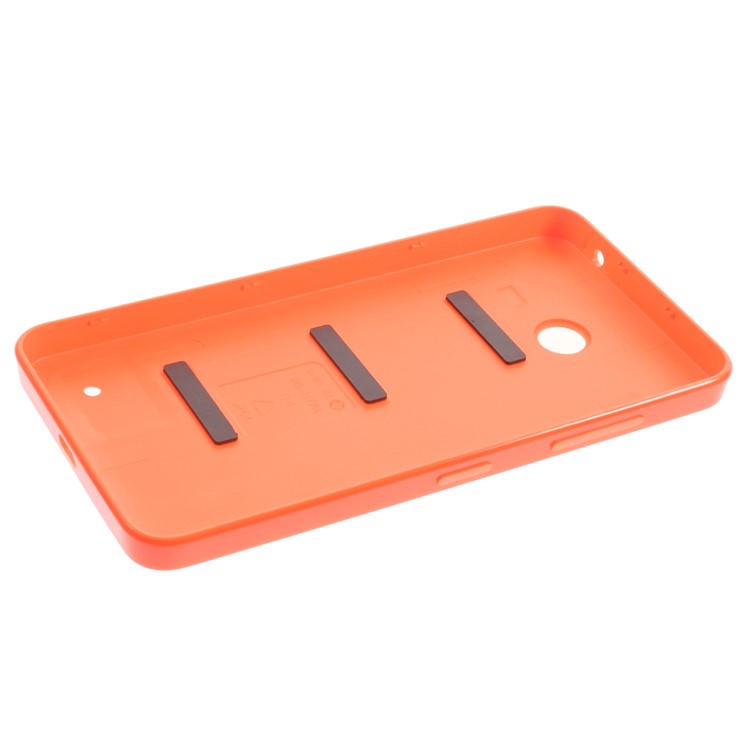OEM Battery Housing Cover Replacement for Nokia Lumia 630 w/ Power & Volume Button - Orange-3