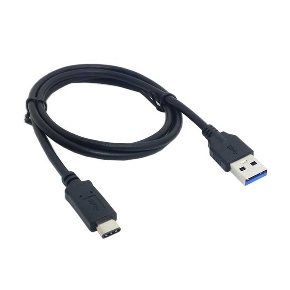 U3-199 USB 3.0/3.1 Type-C Connettore Maschile Type-c-standard un Cavo Dati Maschile Per Nokia N1 Tablet - Nero