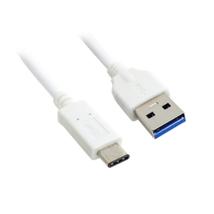 U3-199 USB 3.0/3.1 Type-C Male Connector to Standard-Type A Male Data Cable for Nokia N1 Tablet - White-1