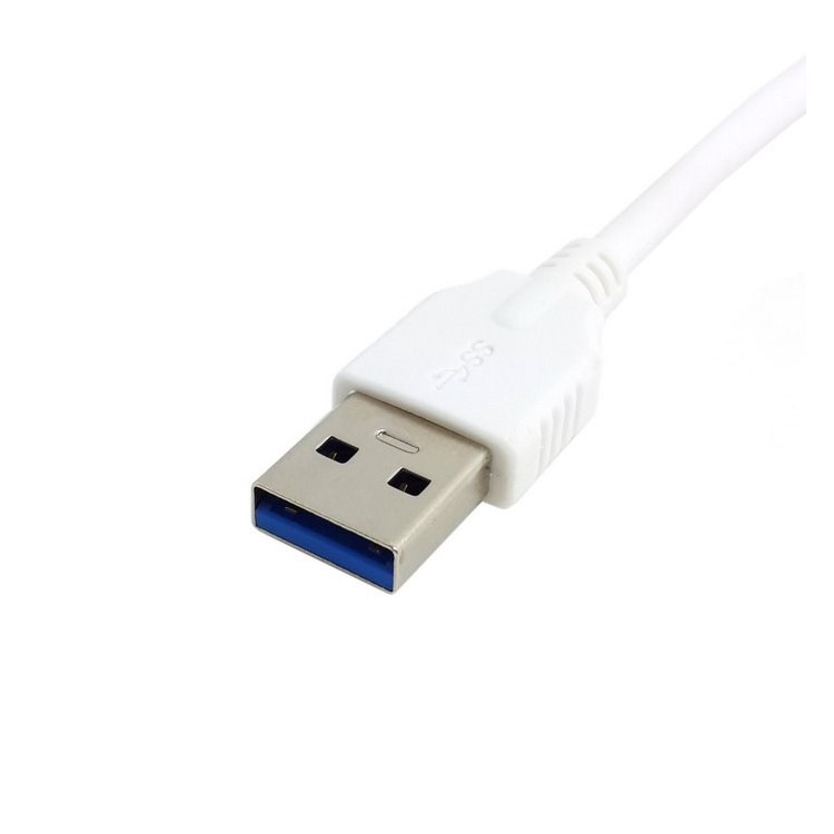 U3-199 USB 3.0/3.1 Type-C Male Connector to Standard-Type A Male Data Cable for Nokia N1 Tablet - White-2