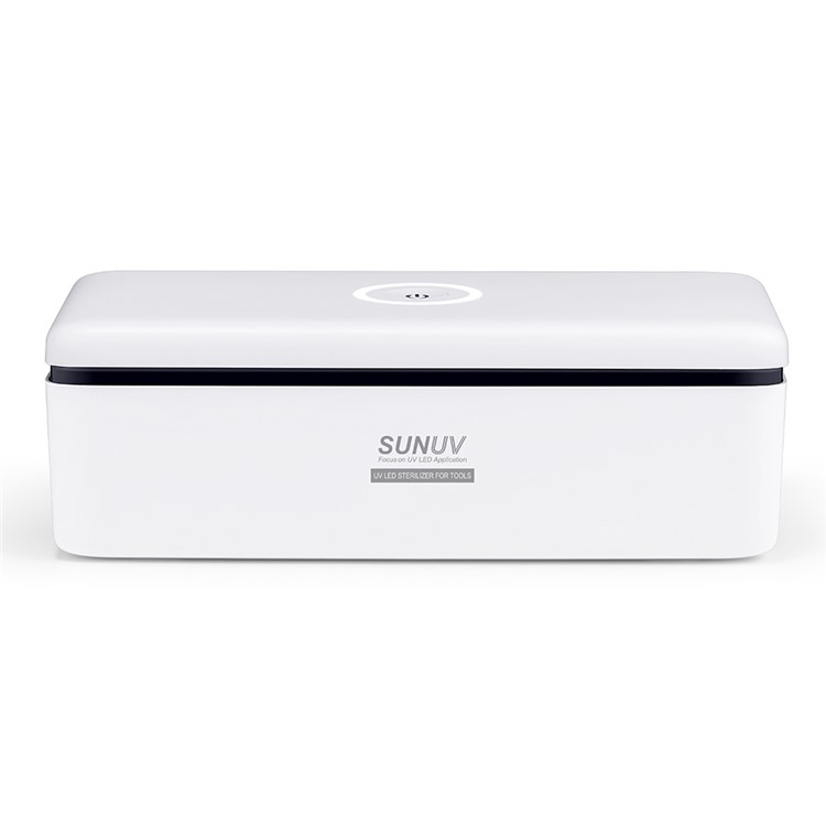 S2 Portable UV 8-LED Sterilizer Box for Nail, Hairdressing, Beauty etc Tools - White / US Plug-5