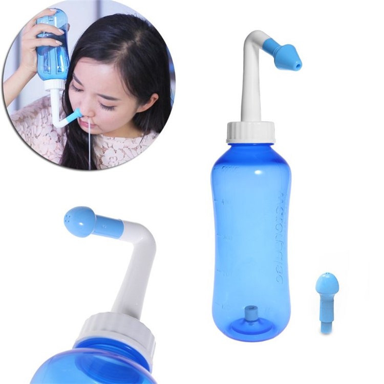 300ML Nasal Detox Sinus Allergies Relief Rinse Nose Washer-4