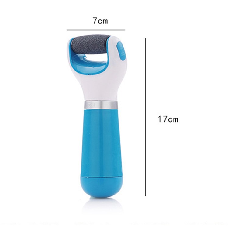 Electronic Pedicure Foot File Callus Remover Foot Care Tool Shaves with 2 Rollers - Blue-9