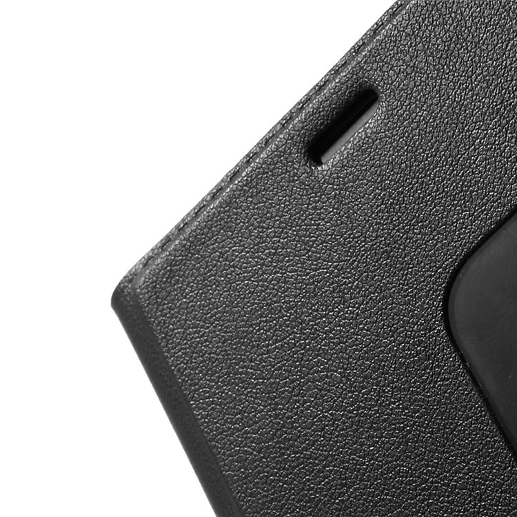 Window View Smart Leather Phone Case for Huawei Ascend P8 - Black-6