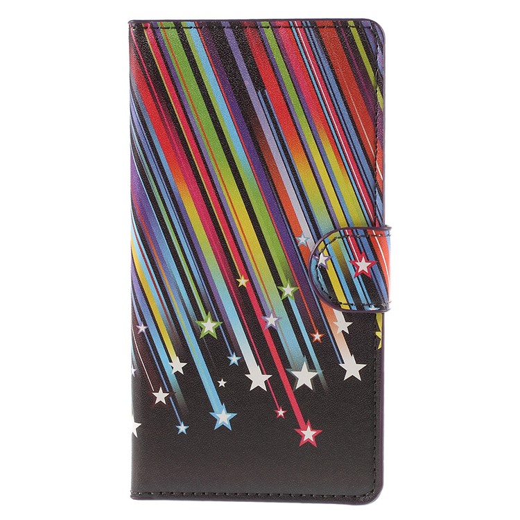 Meteor Shower Wallet Leather Phone Case for Huawei Ascend P8 Lite-3