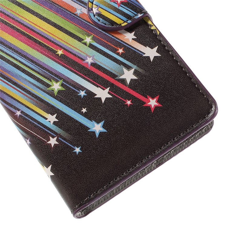 Meteor Shower Wallet Leather Phone Case for Huawei Ascend P8 Lite-8