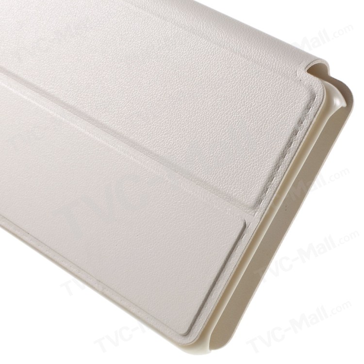 View Window Leather Cover for Huawei Ascend P8 Lite - White-7