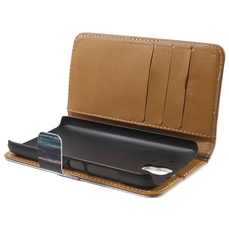 Dream Catcher Leather Wallet Case for Huawei Y360-5
