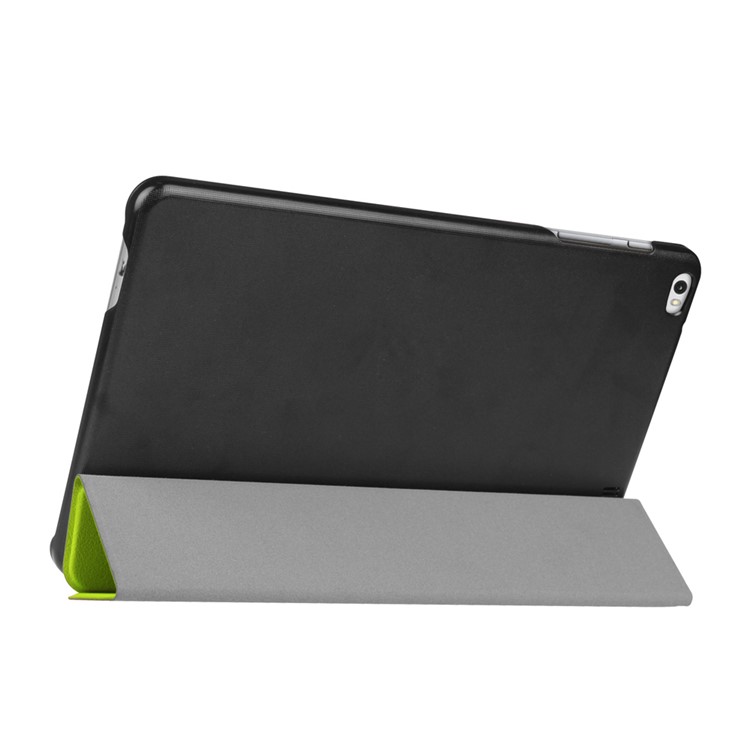 Leather Cover for Huawei MediaPad T1 10 with Tri-fold Stand - Orange-5