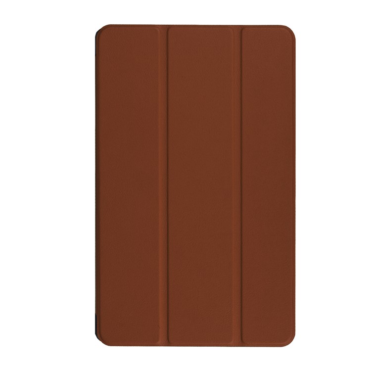 Leather Cover for Huawei MediaPad T1 10 with Tri-fold Stand - Brown-3