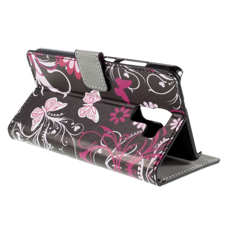 Floral and Butterflies for Huawei Honor 7 / 7 Premium Wallet Stand Leather Case-5