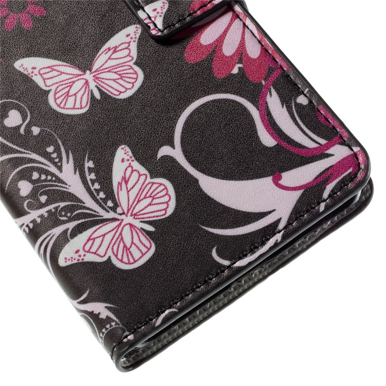 Floral and Butterflies for Huawei Honor 7 / 7 Premium Wallet Stand Leather Case-8