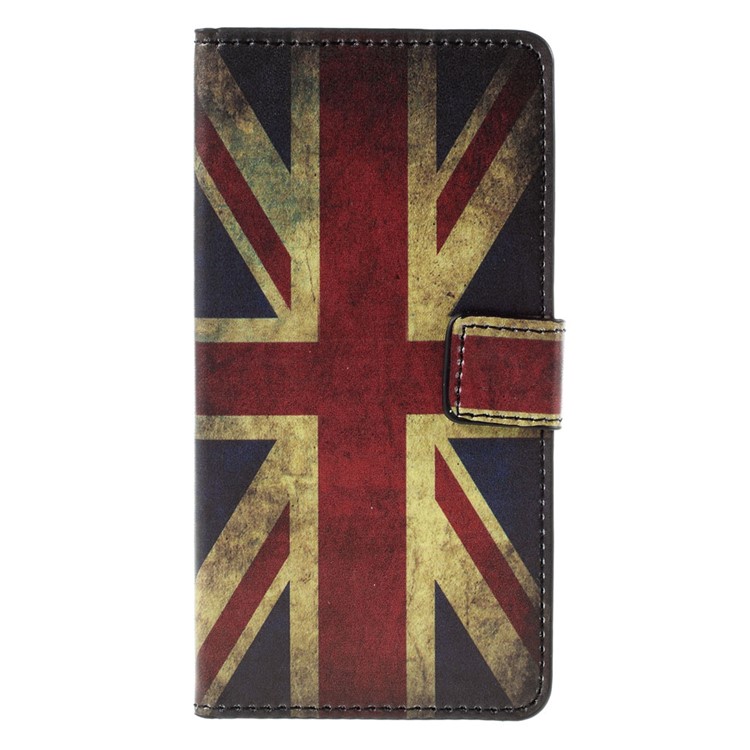 Retro UK Flag for Huawei Honor 7 / 7 Premium Wallet Stand Leather Cover-3