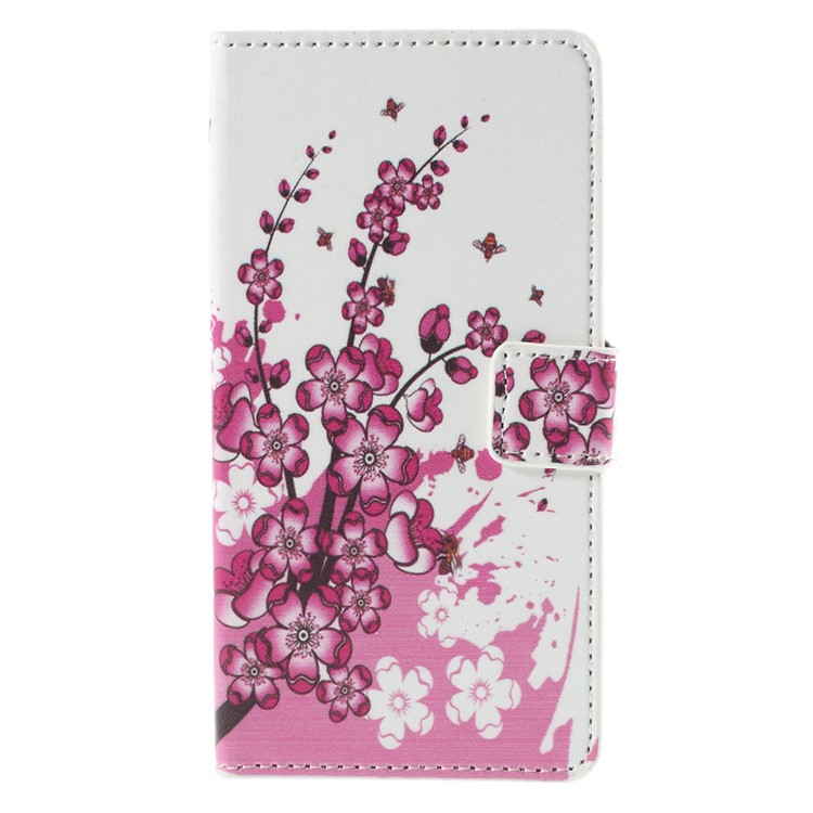 Plum Blossom for Huawei Honor 7 / 7 Premium Wallet Leather Phone Cover-3