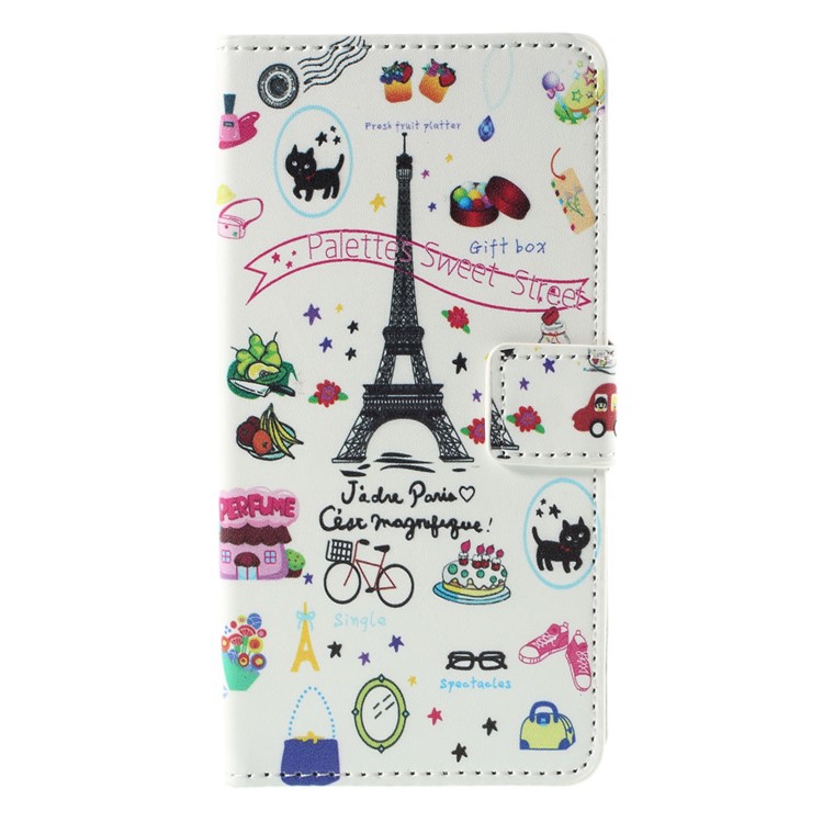 Palettes Sweet Street for Huawei Honor 7 / 7 Premium Wallet Leather Phone Cover-3