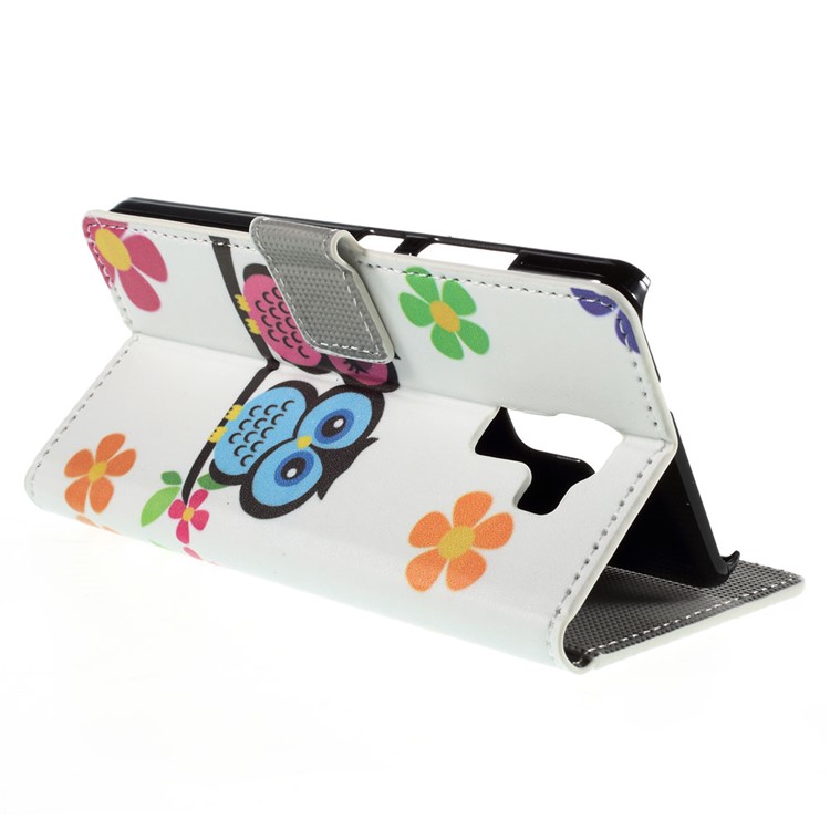Owl Lovers Leather Stand Cover for Huawei Honor 7 / 7 Premium-5