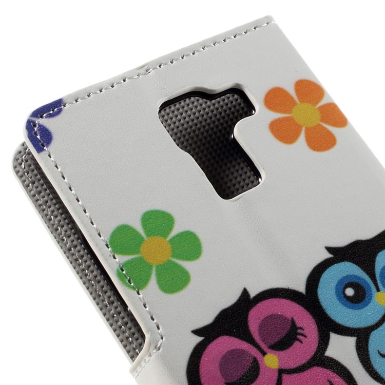 Owl Lovers Leather Stand Cover for Huawei Honor 7 / 7 Premium-9