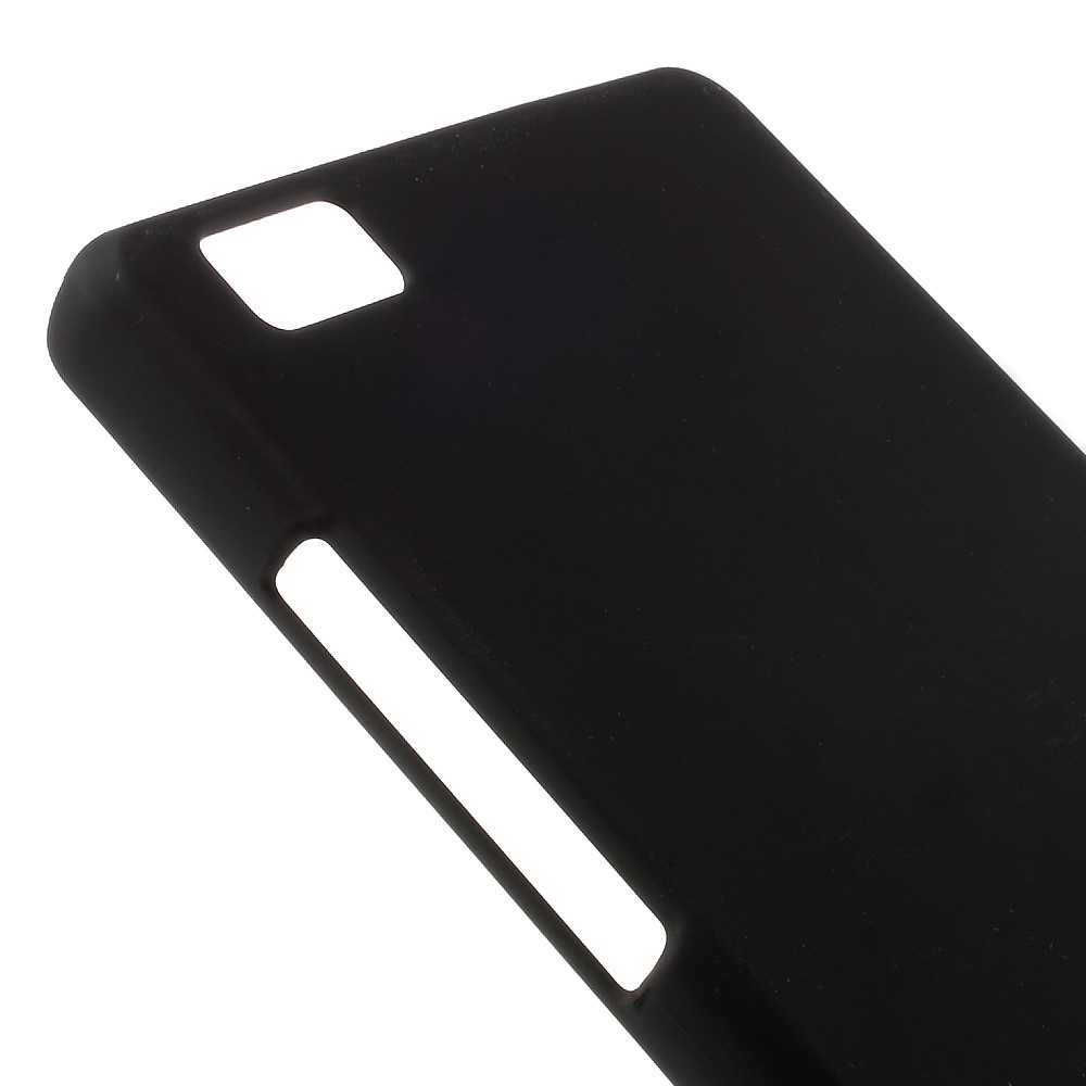 Case de Plástico Duro de Goma Para Huawei Ascend P8 Lite - Negro