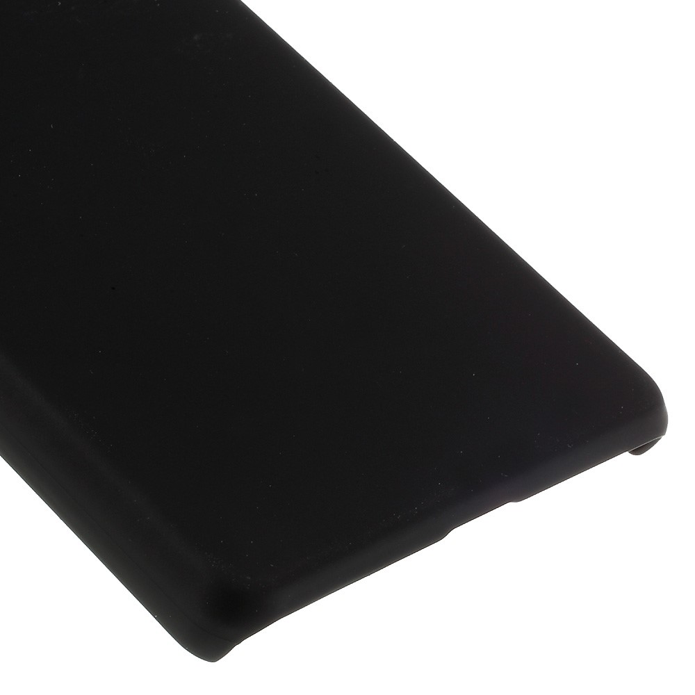 Case de Plástico Duro de Goma Para Huawei Ascend P8 Lite - Negro