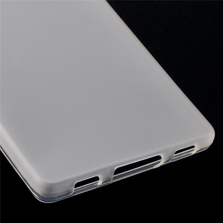 Matte Soft TPU Gel Cover for Huawei Ascend P8 - Transparent-4