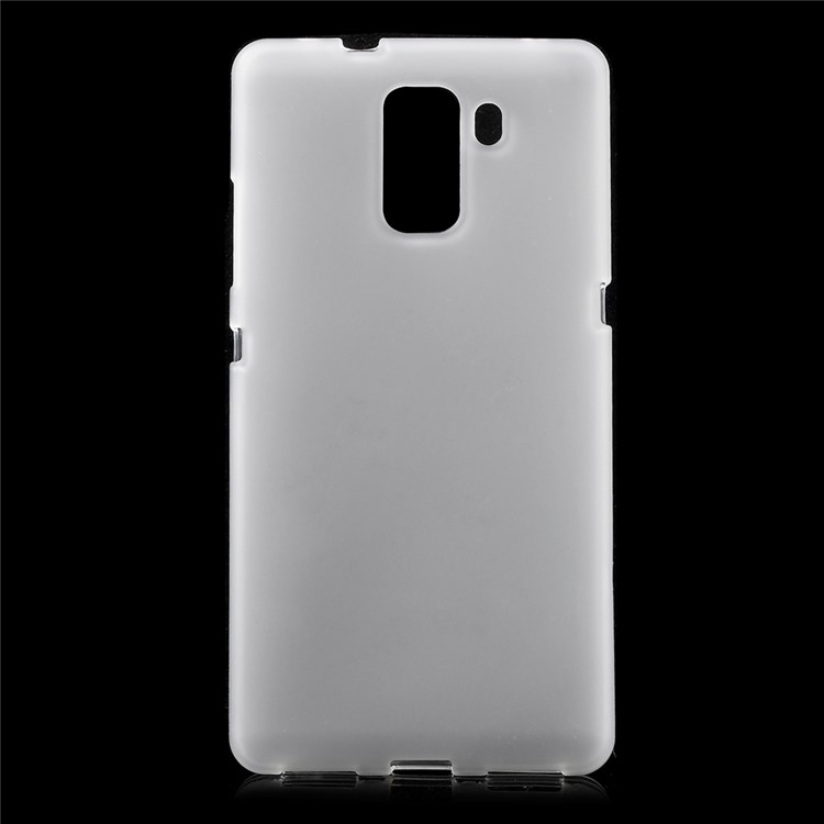 Matte Soft TPU Gel Cover for Huawei Honor 7 - White-1