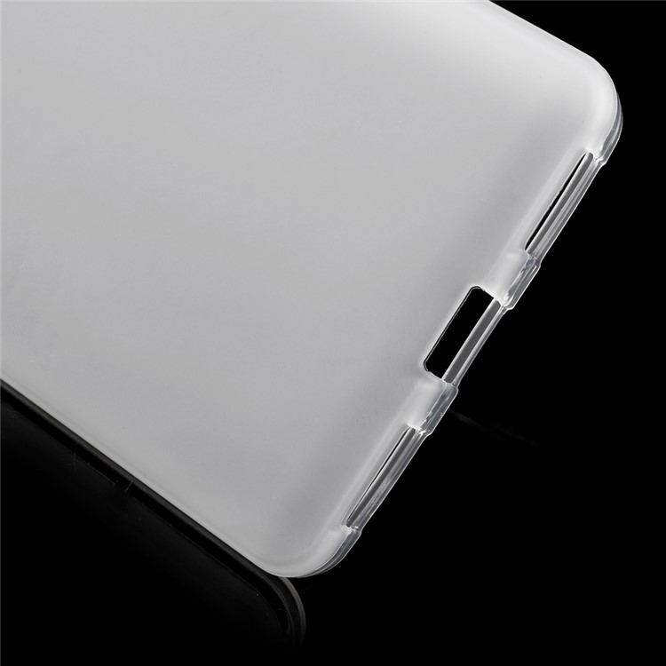 Matte Soft TPU Gel Cover for Huawei Honor 7 - White-4