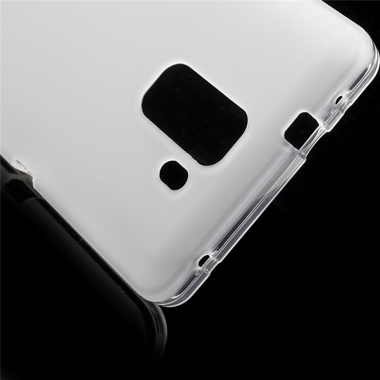 Matte Soft TPU Gel Cover for Huawei Honor 7 - White-5
