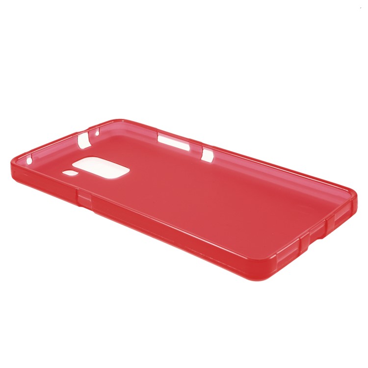 Frosted Soft TPU Phone Cover for Huawei Honor 7 - Red-3