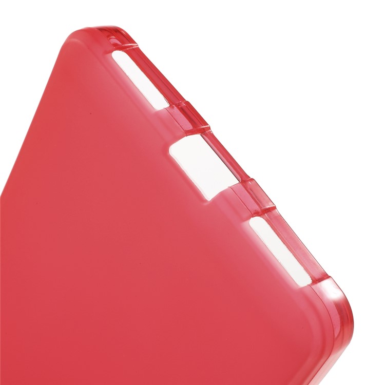 Frosted Soft TPU Phone Cover for Huawei Honor 7 - Red-4