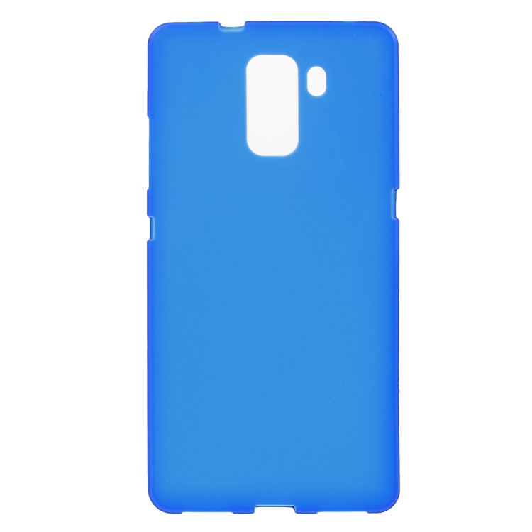 Matte Flexible TPU Skin Cover for Huawei Honor 7 - Blue-1