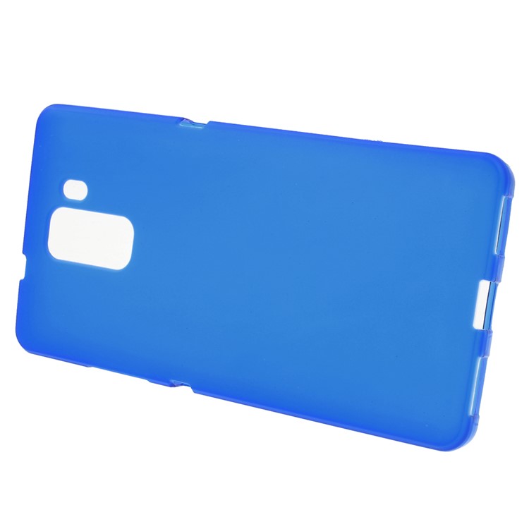 Matte Flexible TPU Skin Cover for Huawei Honor 7 - Blue-2