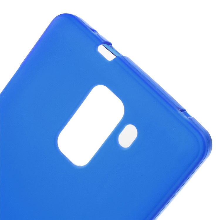 Matte Flexible TPU Skin Cover for Huawei Honor 7 - Blue-5