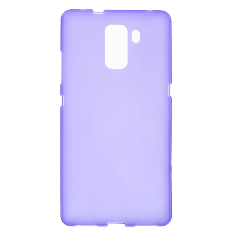 Matte Flexible TPU Skin Case for Huawei Honor 7 - Purple-1