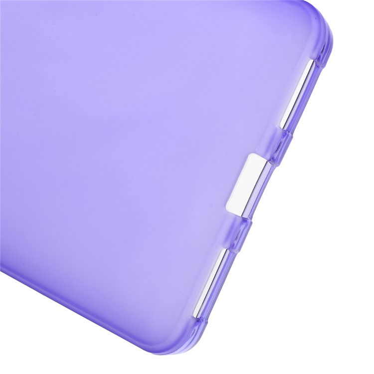 Matte Flexible TPU Skin Case for Huawei Honor 7 - Purple-4