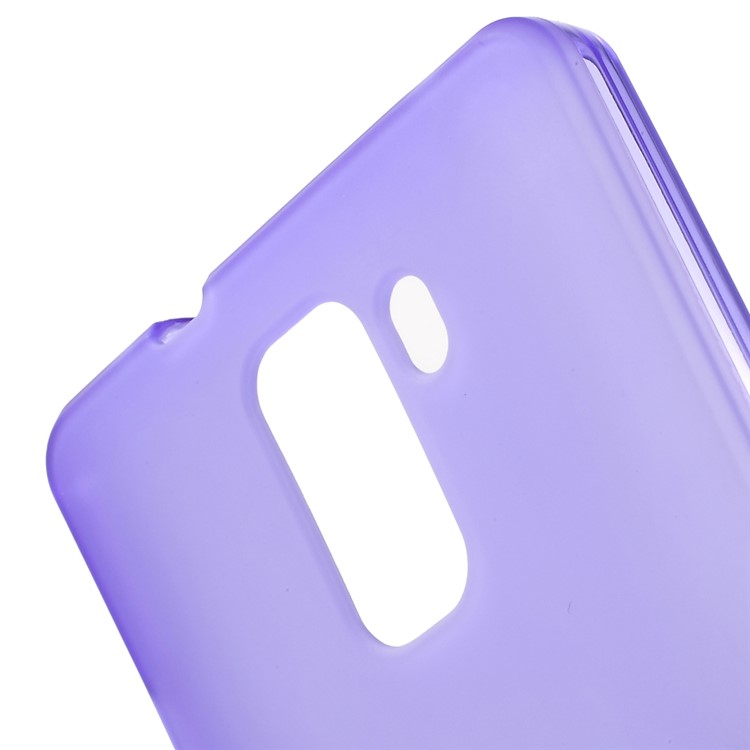 Matte Flexible TPU Skin Case for Huawei Honor 7 - Purple-5