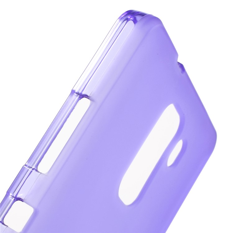 Matte Flexible TPU Skin Case for Huawei Honor 7 - Purple-6