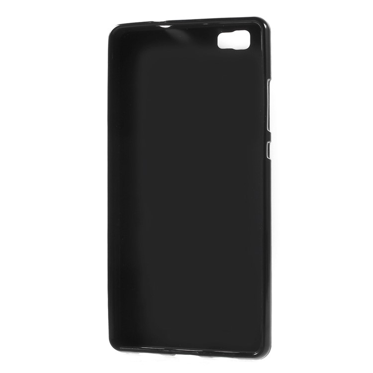 Matte TPU Phone Case for Huawei Ascend P8 Lite - Black-3