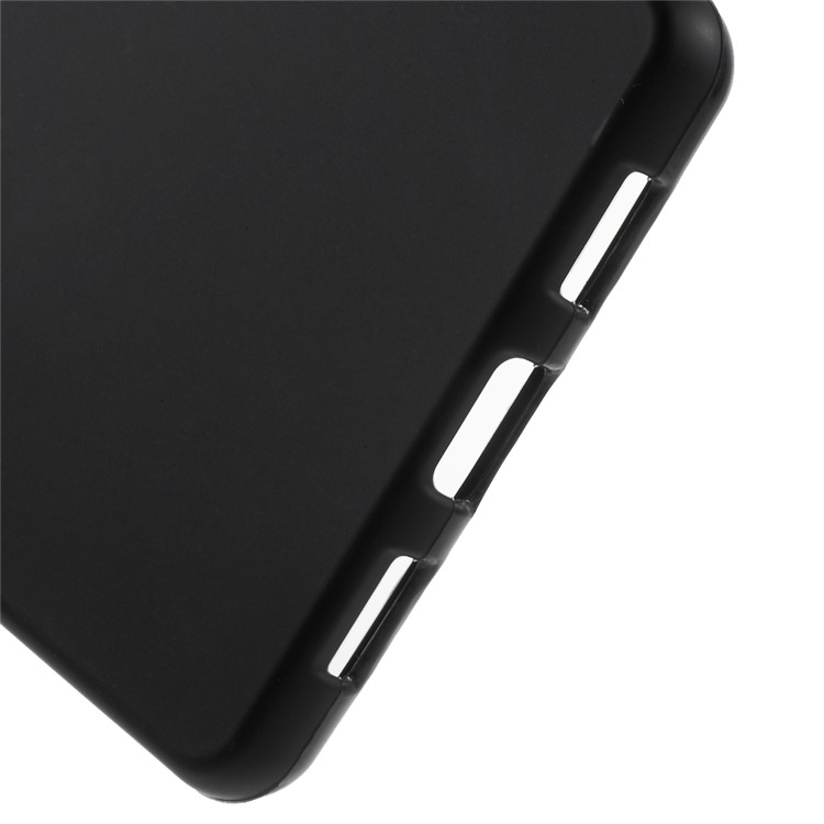 Matte TPU Phone Case for Huawei Ascend P8 Lite - Black-4