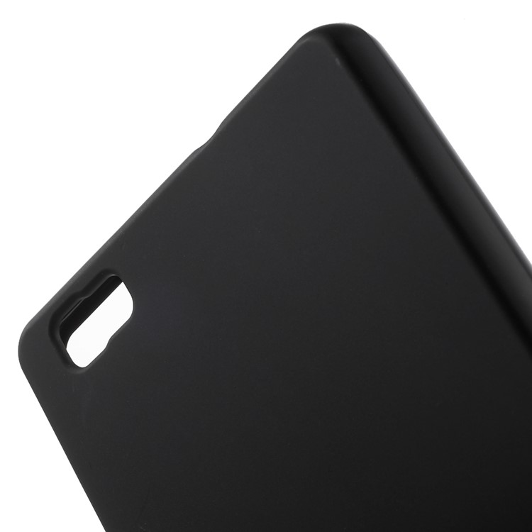 Matte TPU Phone Case for Huawei Ascend P8 Lite - Black-5
